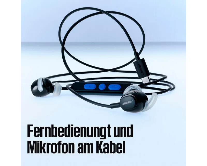 Noise Cancelling Wired Earbuds In-Ear-Kopfhörer (Noise-Cancelling) fra Bose i Sort – produktbillede 3 af 5