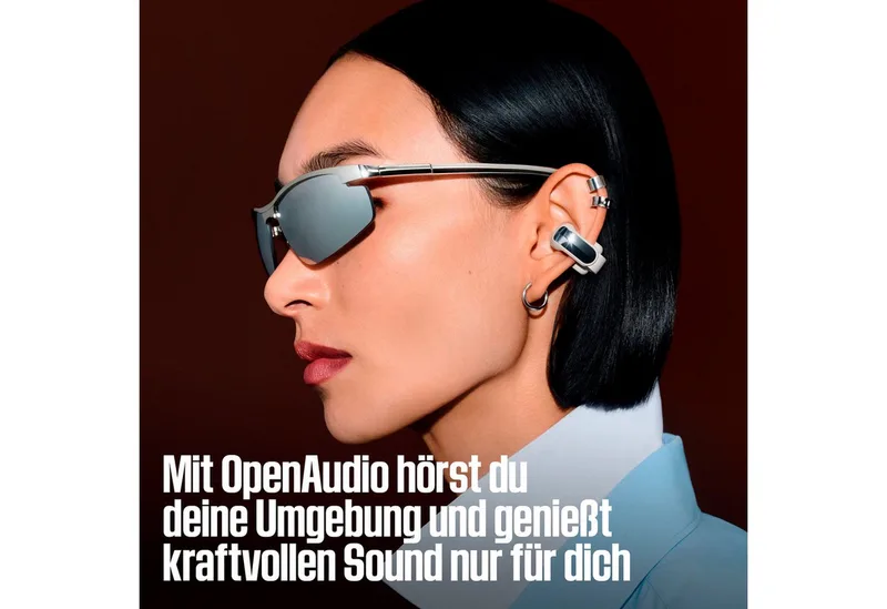 Ultra Open Earbuds (2nd Gen) Open-Ear-Kopfhörer (Multi-Point-Verbindung, A2DP Bluetooth, Bluetooth) de Bose en Blanc – photo produit 2 sur 5