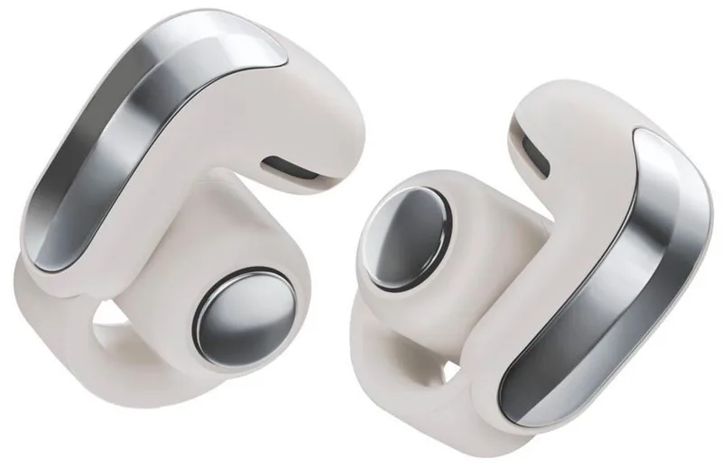 Ultra Open Earbuds (2nd Gen) Open-Ear-Kopfhörer (Multi-Point-Verbindung, A2DP Bluetooth, Bluetooth) de Bose en Blanc – photo produit 1 sur 5