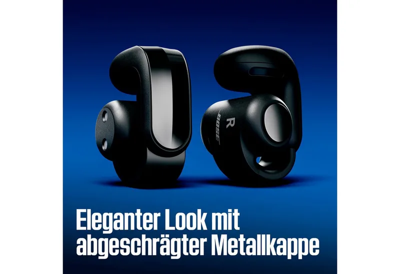 Ultra Open Earbuds (2nd Gen) Open-Ear-Kopfhörer (Multi-Point-Verbindung, A2DP Bluetooth, Bluetooth) de Bose en Noir – photo produit 3 sur 5