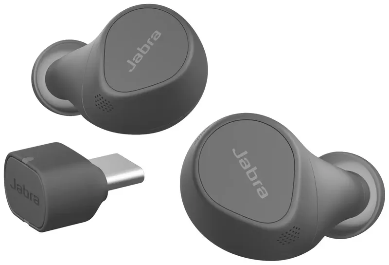 Evolve2 Buds USB-C ms van Jabra in Zwart – productfoto 2 van 2
