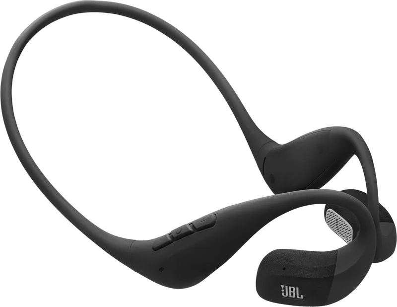Endurance Pace - Draadloze Open Ear Oortjes met Nekband - Sport Oordopjes - Bluetooth - Hardlopen - 10 uur - IP68 - Grijs by JBL in Black – product photo
