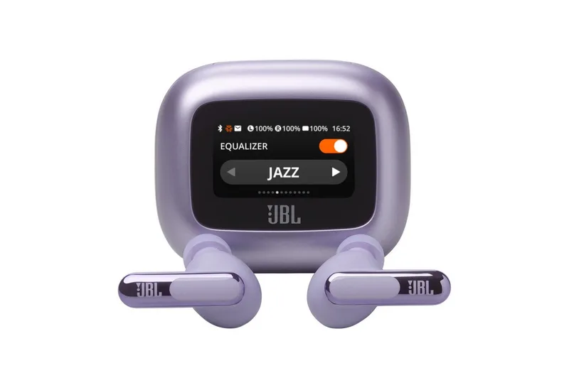 LIVE BEAM 3 wireless In-Ear-Kopfhörer (Adaptive Noise-Cancelling, Hi-Res, Multi-Point-Verbindung, A2DP Bluetooth, True Adaptive Noise Cancelling, IP55, Personi-Fi 3.0) by JBL in Purple – product photo 1 of 5
