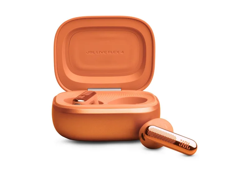 LIVE FLEX 4 wireless In-Ear-Kopfhörer (Adaptive Noise-Cancelling, Freisprechfunktion, True Wireless, A2DP Bluetooth, Kabellose Ohrhörer mit Noise-Cancelling-Funktion) by JBL in Orange – product photo 4 of 5