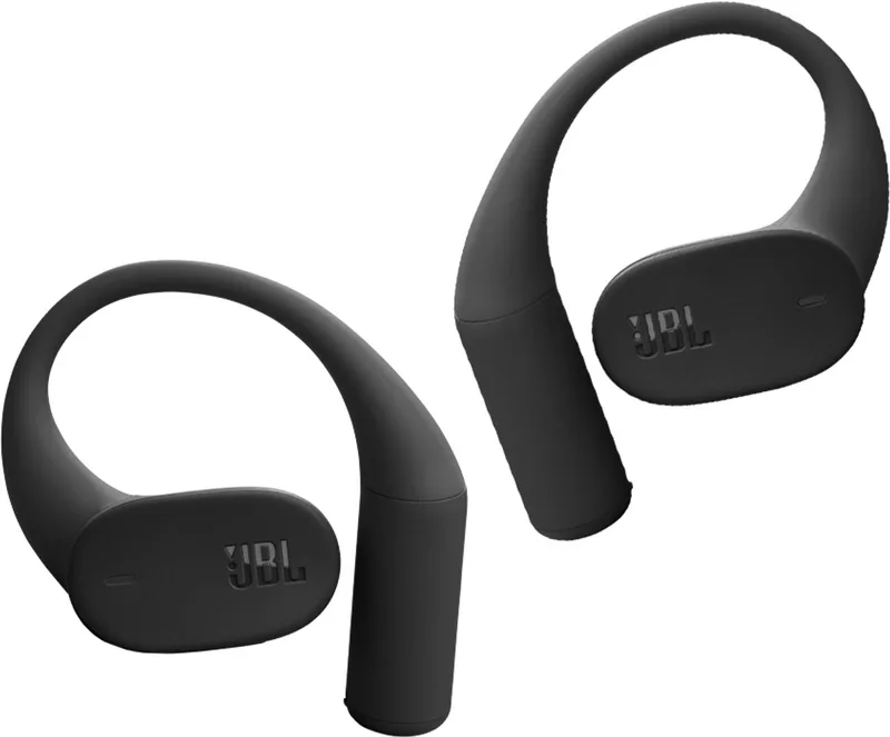 Sense Lite - Open ear Oordopjes - Oortjes Draadloos - Bluetooth - Sport Oordopjes - Sporten - Hardlopen - 32 uur - Spatwaterdicht - IP54 by JBL in Black – product photo