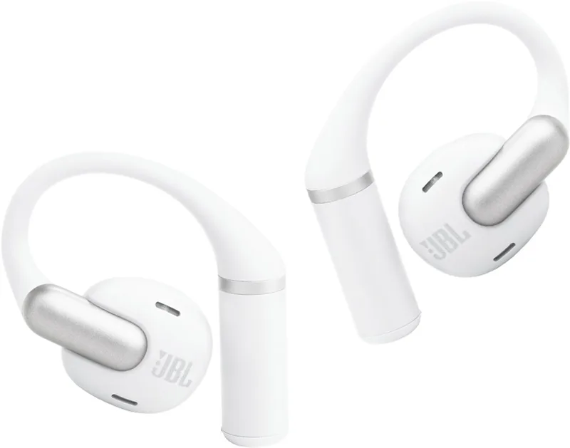 Sense Pro - Open Ear Oordopjes - Oortjes Draadloos - Sport Oordopjes - Bluetooth - Sporten - Hardlopen - 38 uur - Spatwaterdicht - IP54 - Oorhaak by JBL in White – product photo 1 of 2