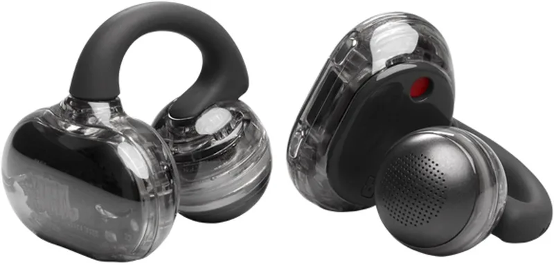 Soundgear Clips - Open Ear Oortjes - Oortjes Draadloos - Sport Oordopjes - Bluetooth - Clip On - Hardlopen - 32 uur - Spatwaterdicht - IP54 - Oorclips by JBL in Black – product photo 1 of 2
