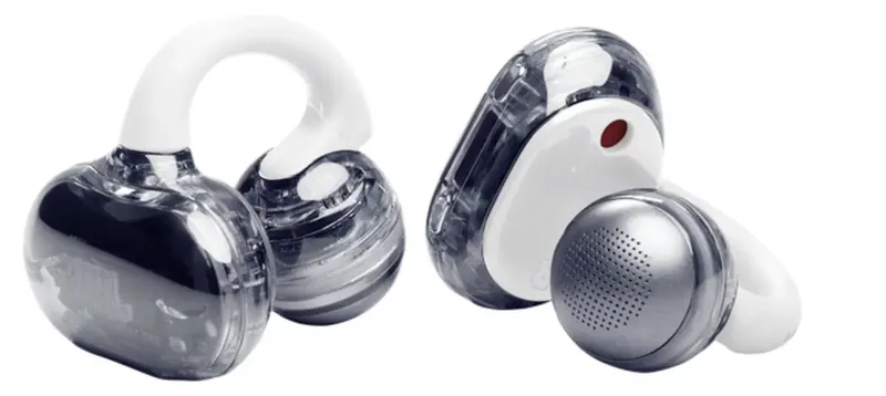 Soundgear Clips - Open ear Oortjes - Oortjes Draadloos - Sport Oordopjes - Bluetooth - Sporten - Hardlopen - 32 uur - Spatwaterdicht - IP54 - Oorclips by JBL in White – product photo 2 of 2