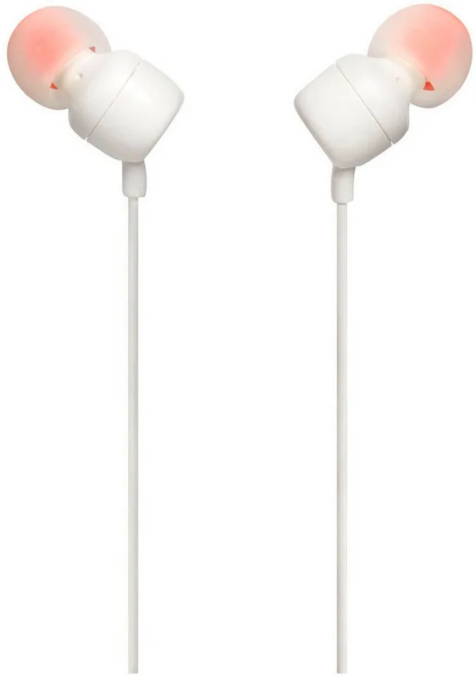 Tune 110 In-Ear-Kopfhörer (Freisprechfunktion) von JBL in Weiß – Produktfoto 3 von 4