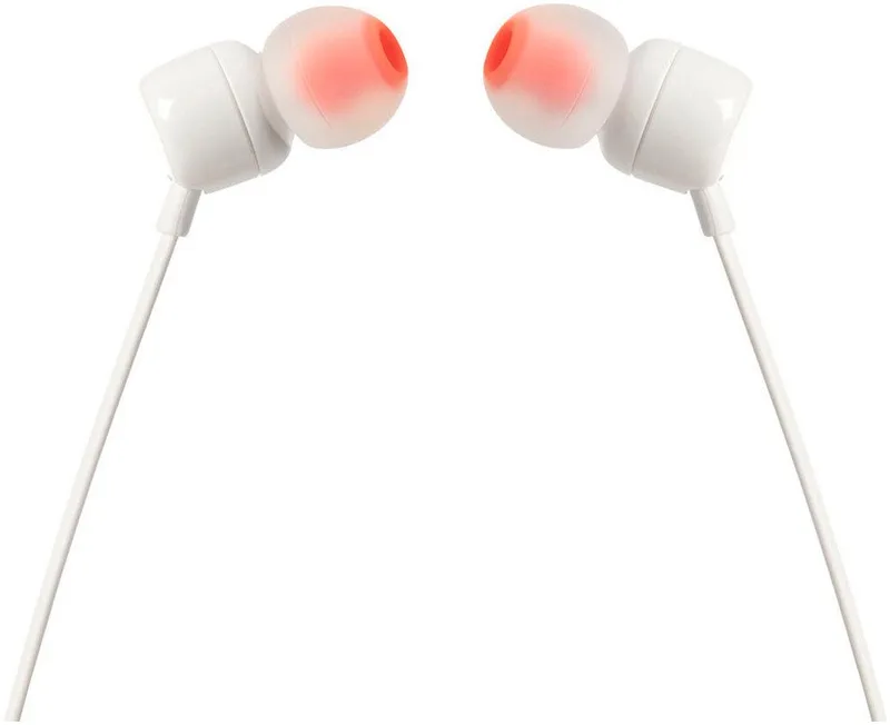 Tune 110 In-Ear-Kopfhörer (Freisprechfunktion) von JBL in Weiß – Produktfoto 4 von 4