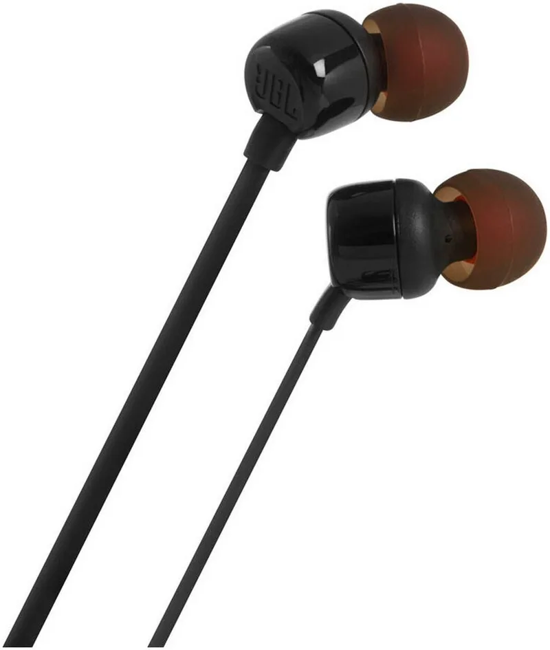 Tune 110 In-Ear-Kopfhörer (Freisprechfunktion) von JBL in Schwarz – Produktfoto
