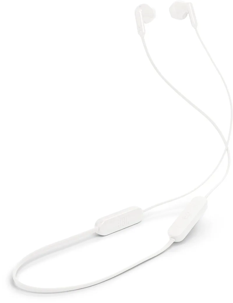 Tune 235BT - Bluetooth Oordopjes Draadloos - In-ear Oortjes met Kabel - 16 uur speeltijd de JBL en Blanc – photo produit