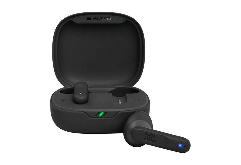 Wave Flex wireless In-Ear-Kopfhörer von JBL in Schwarz – Produktfoto 1 von 2