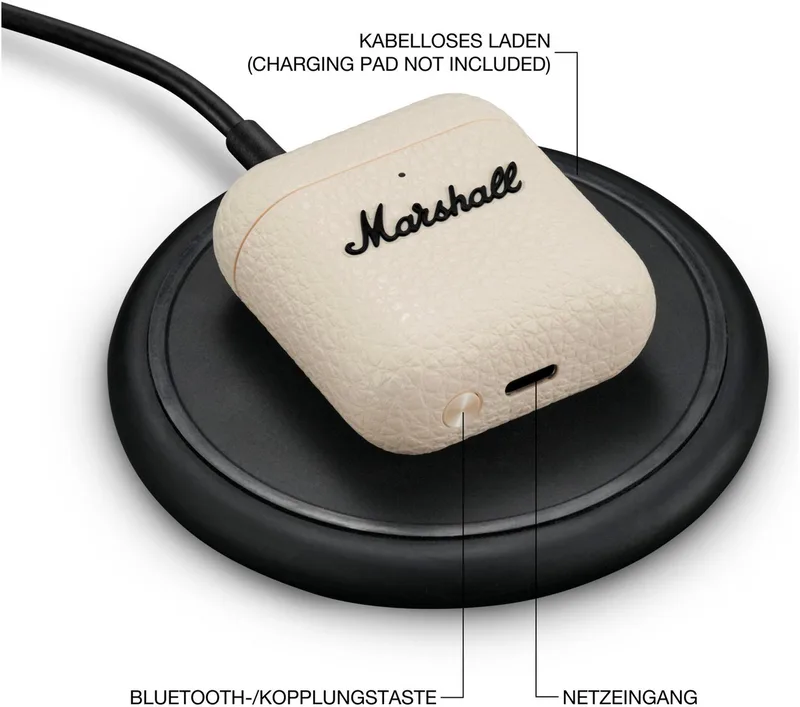 Minor IV headphone TW Cream fra Marshall i Creme – produktbillede 5 af 5