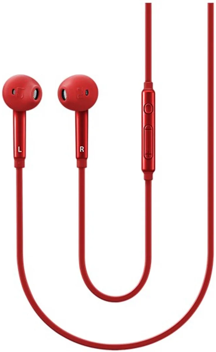 In-ear oordopjes - voor Samsung Galaxy S6, S6 Edge, S7, S7 Edge etc. by Samsung in Red – product photo