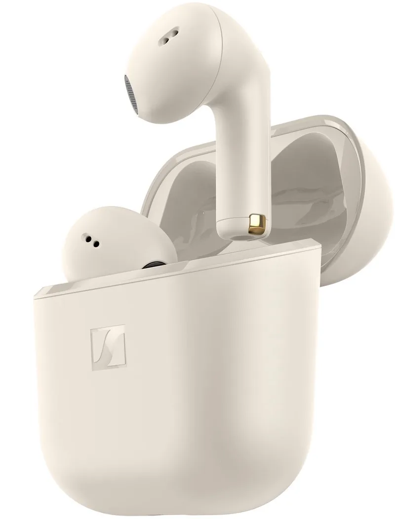 Accentum Open Draadloze Oordopjes Beige by Sennheiser in Cream – product photo