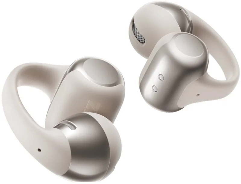 OpenDots ONE Open-ear Clip-on Oortjes – Dolby Audio – Draadloze Oordopjes van Shokz in Grijs – productfoto
