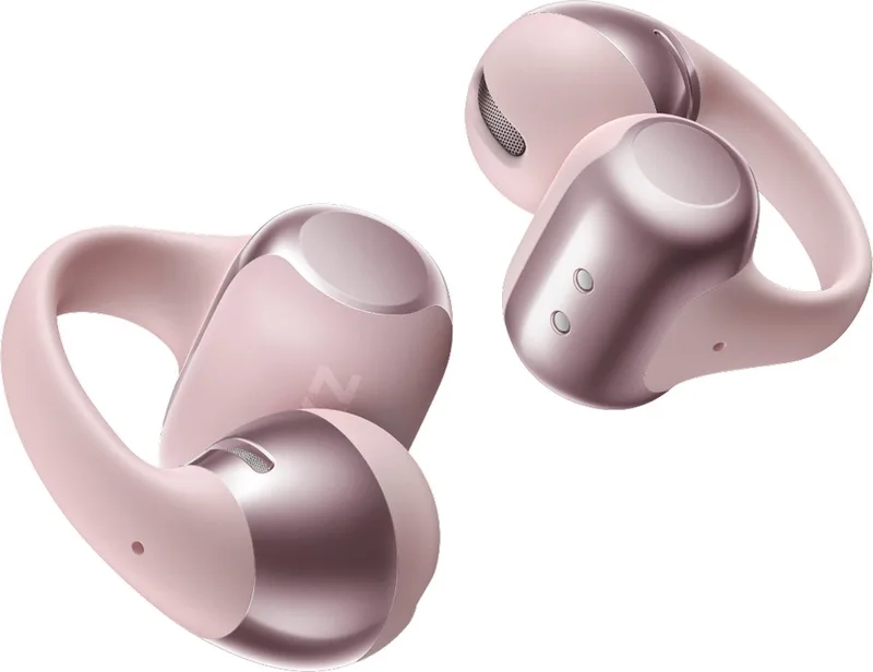OpenDots ONE Open-ear Clip-on Oortjes – Dolby Audio – Draadloze Oordopjes by Shokz in Pink – product photo