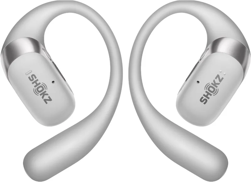 OpenFit 2+ Open-ear Sporthoofdtelefoon – Dolby Audio – Draadloze Oordopjes by Shokz in Grey – product photo
