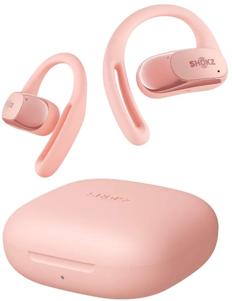 OpenFit Air - Open-ear - Sporthoofdtelefoon - Draadloze Oordopjes van Shokz in Roze – productfoto