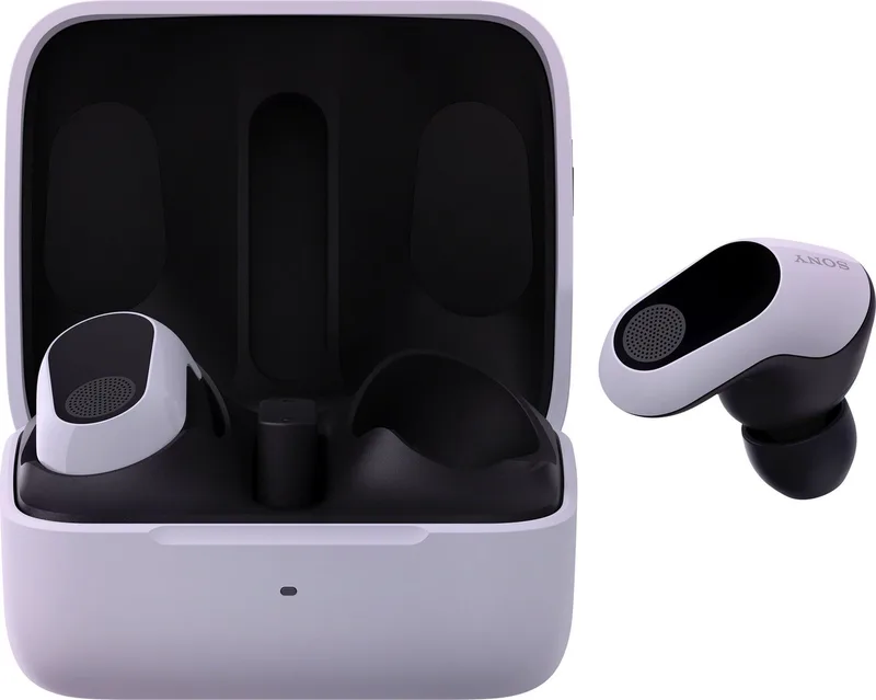INZONE Buds Gaming-Headset (Noise-Cancelling, 360 Spatial Sound, 24 Std Akkulaufzeit, geringe Latenz, Mic mit AI) de Sony Interactive Entertainment en Blanc – photo produit
