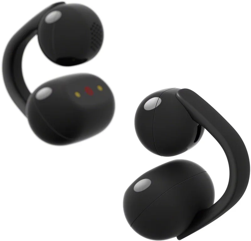 LinkBuds Clip - Draadloze open-ear oordopjes van Sony in Zwart – productfoto