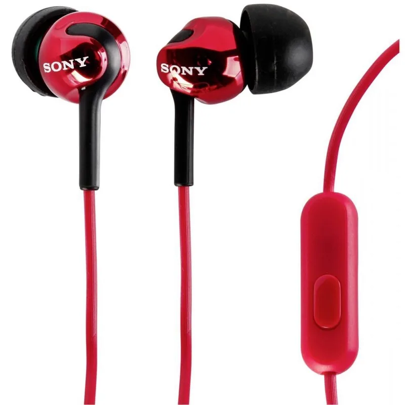 MDR-EX110AP - In-ear koptelefoon by Sony in Red – product photo