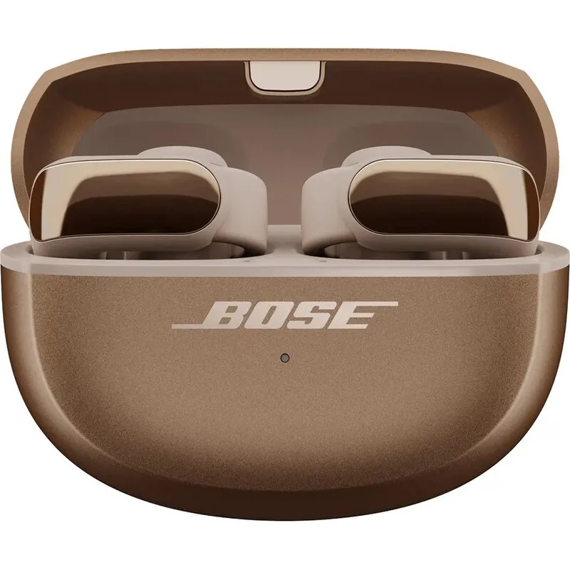 Ultra Open Earbuds mit Bluetooth und OpenAudio-Technologie, Clip-On-Kopfhörer, kabellose Open-Ear-Ohrhörer, immersives Audio, bis zu 48 Stunden Akkulaufzeit, Driftwood Sand – Limited Edition von Bose – Produktfoto