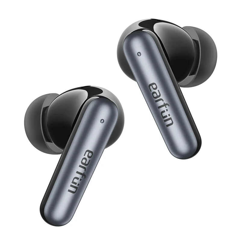 Air Pro 4i ANC True Wireless In-Ear-Kopfhörer Hi-Res LDAC 50 dB Geräuschunterdrückung Bluetooth 5.4 11-mm-Treiber 6-Mikrofon-ENC 40 Std. Spielzeit IP55 Sport-Ohrhörer, Schwarz van EarFun – productfoto