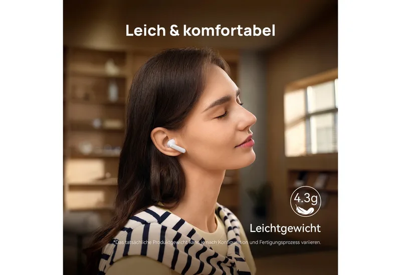 Bluetooth oordopjes Huawei FreeBuds SE 4 Headset | Multi Mode active noise Cancellation (ANC) | Tot 50 uur batterijduur | Ultralicht & comfortabel van Huawei in Zwart – productfoto 4 van 5