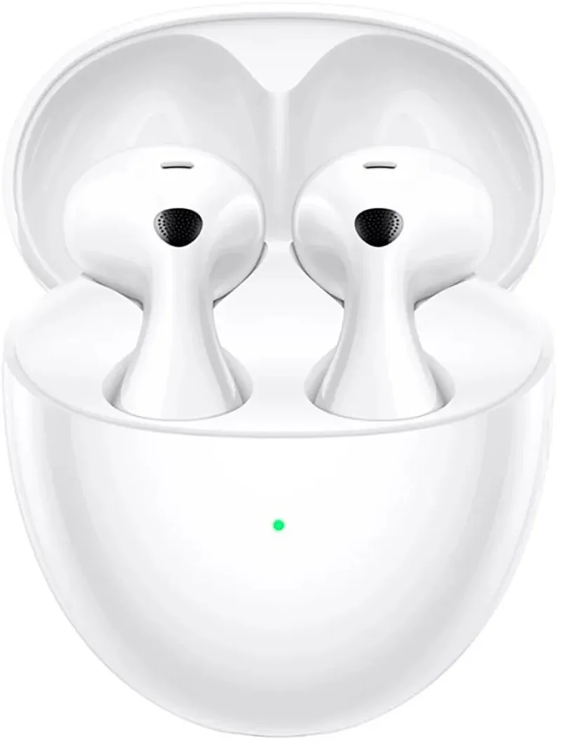 FreeBuds 6 - Oordopjes - Dual-driver True Sound - Ooromsluitend Draagcomfort - Open-fit ANC - 36 Uur Muziek - IP54 - Verbinding voor Twee Apparaten - iOS & Android by Huawei in White – product photo
