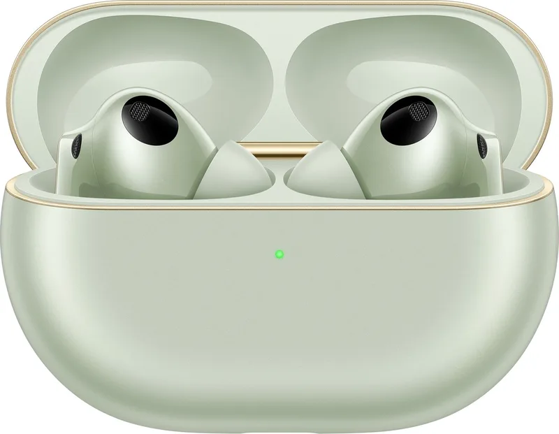 FreeBuds Pro 4 – Dual Driver True Sound – Stabiele & Heldere Gesprekken tot 100 dBi Omgevingsgeluid – Intelligent Dynamic ANC – 33 Uur Luisterplezier op één Volledige Oplading – Naadloze Schakeling tussen iOS & Android Apparaten by Huawei in Green – product photo