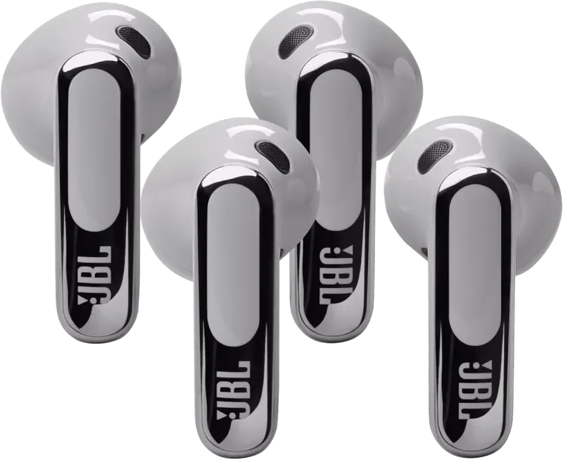 Live Flex 3 Zilver duo pack fra JBL – produktbillede