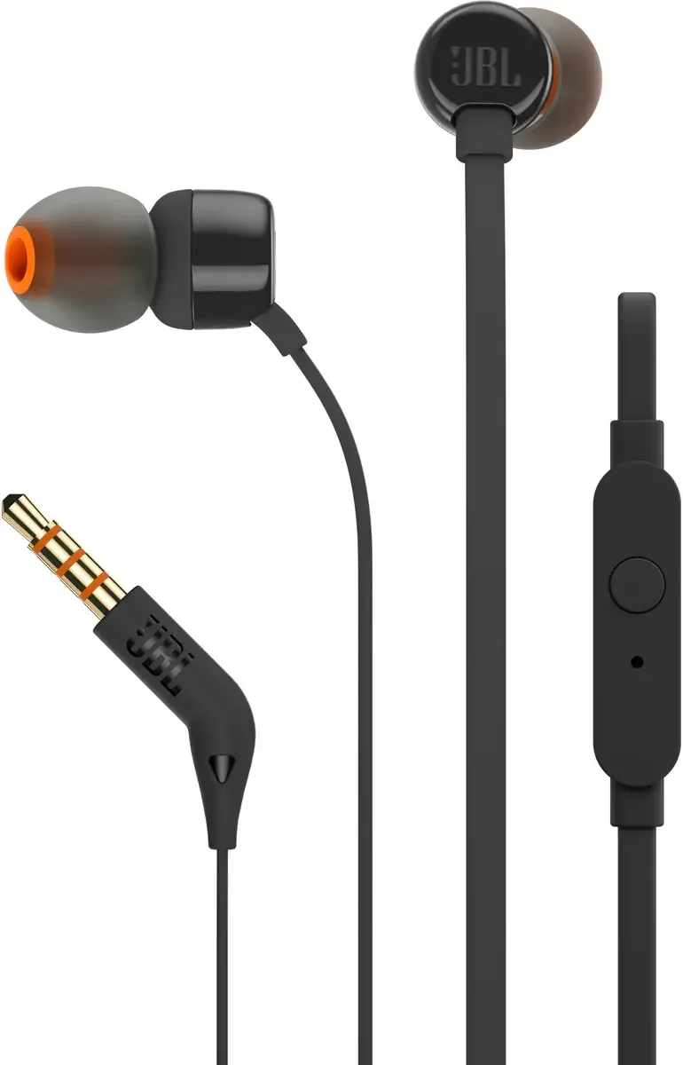 T110 Mobiele telefoon In Ear oordopjes Kabel Stereo Headset by JBL in Black – product photo 2 of 2
