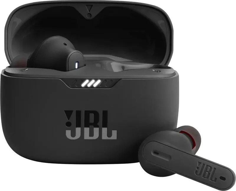 TUNE 230NC TWS In Ear oordopjes Bluetooth Noise Cancelling Bestand tegen zweet, Waterbestendig, Indicator voor batterijstatus, Microfoon van JBL in Zwart – productfoto 1 van 2