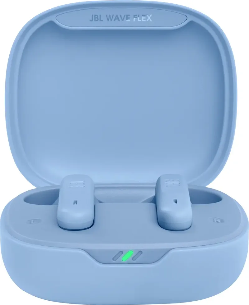 Wave Flex In Ear oordopjes Draadloos, Bluetooth Oplaadbox, Touchbesturing, Waterbestendig by JBL in Blue – product photo 1 of 2