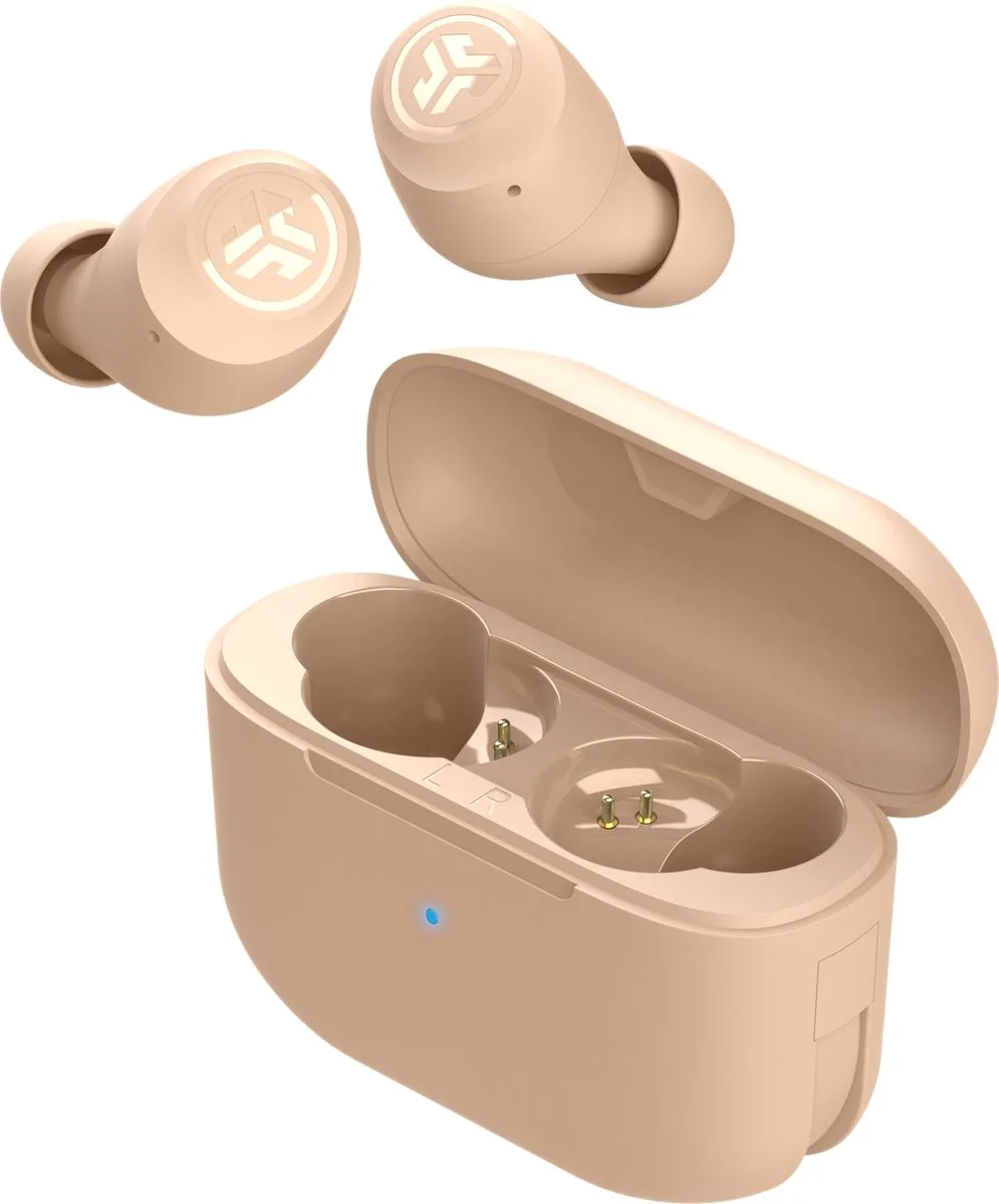 Go POP Tones Bluetooth Oordopjes - Draadloze Oordopjes - Wireless Earbuds - Draadloze Oortjes - 32 uur Speeltijd - EQ Geluidsinstellingen - Bluetooth 5.1 - Oplaadcase met ingebouwde Oplaadkabel – Pantone 474 de JLab en Pantone 474 – photo produit