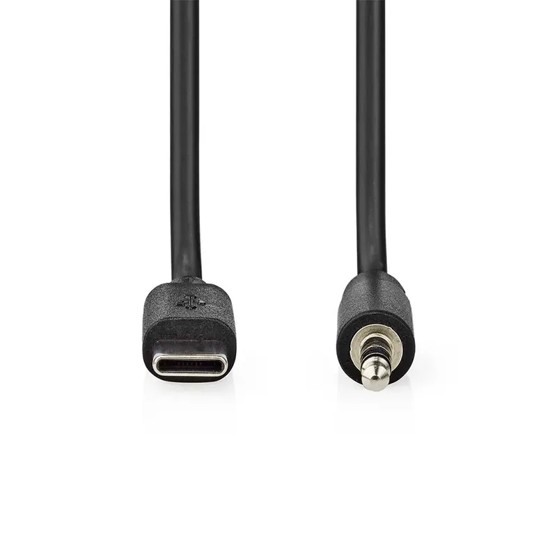 audio cable - 1 m de Nedis en Noir – photo produit