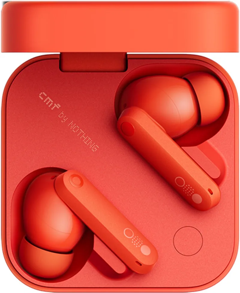 Buds Pro 2 - Draadloze Oordopjes met Smart Dial - 50dB Noise Cancelling - (Orange) van Nothing in Oranje – productfoto