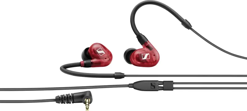 IE 100 PRO RED In Ear oordopjes Kabel van Sennheiser in Rood – productfoto