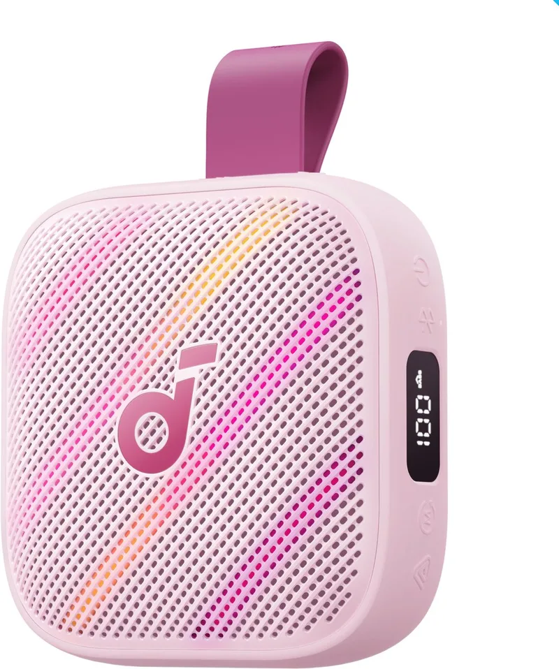 BOOM GO 3I - Feestluidspreker - 15W van Soundcore in Roze – productfoto