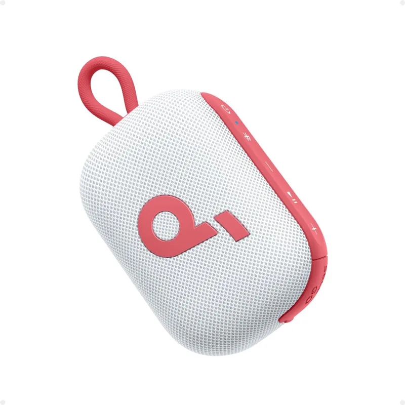 Select 4 Go Bluetooth Speaker - Ultra draagbaar - Tot 20 uur afspeeltijd - IP67 waterdicht en stofdicht - Drijfbaar - Krachtig geluid - Ideaal voor binnen en buiten - Wandelen en fietsen von Soundcore in Weiß – Produktfoto