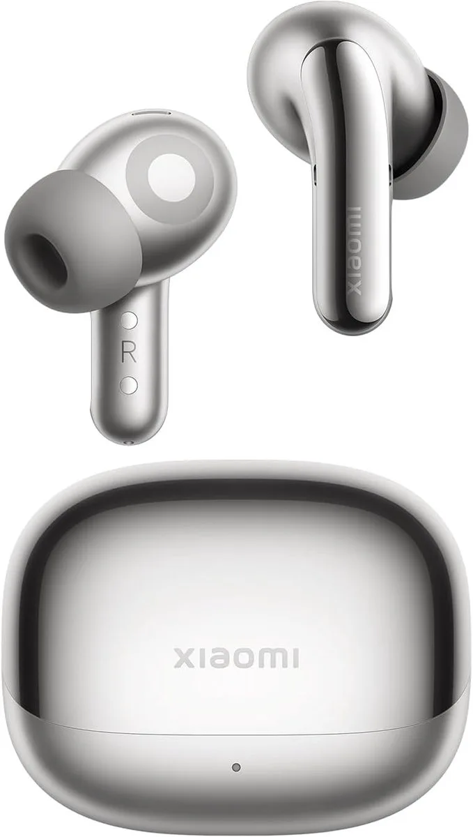 Buds 5 Pro BT - Draadloze In-Ear Oordopjes - Noise Cancelling 55dB - Hi-Res Audio aptX Lossless - Bluetooth 5.4 - 40 uur batterijduur - Transparantiemodus - AI 3-microfoon gesprekken - IP54 waterbestendig de Xiaomi en Titanium – photo produit