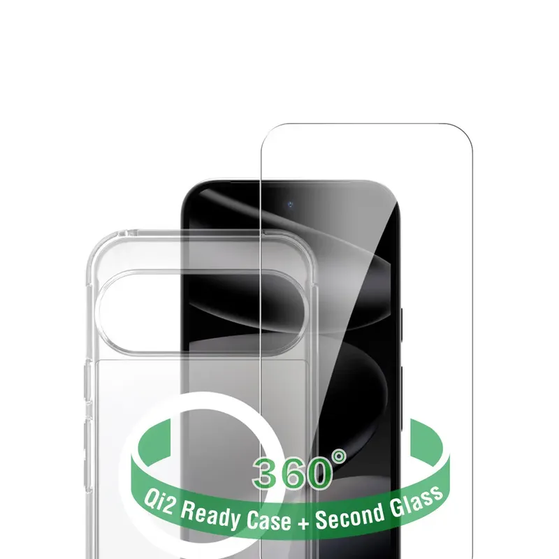 4Smarts 360° Premium Protection Set Hülle + Schutzglas Set Google Pixel 11 Pro, Pixel 11, Pixel 10 Pro, Pixel 10, Pixel 9 Pro, Pixel 9 Transparent Induktives von 4smarts – Produktfoto