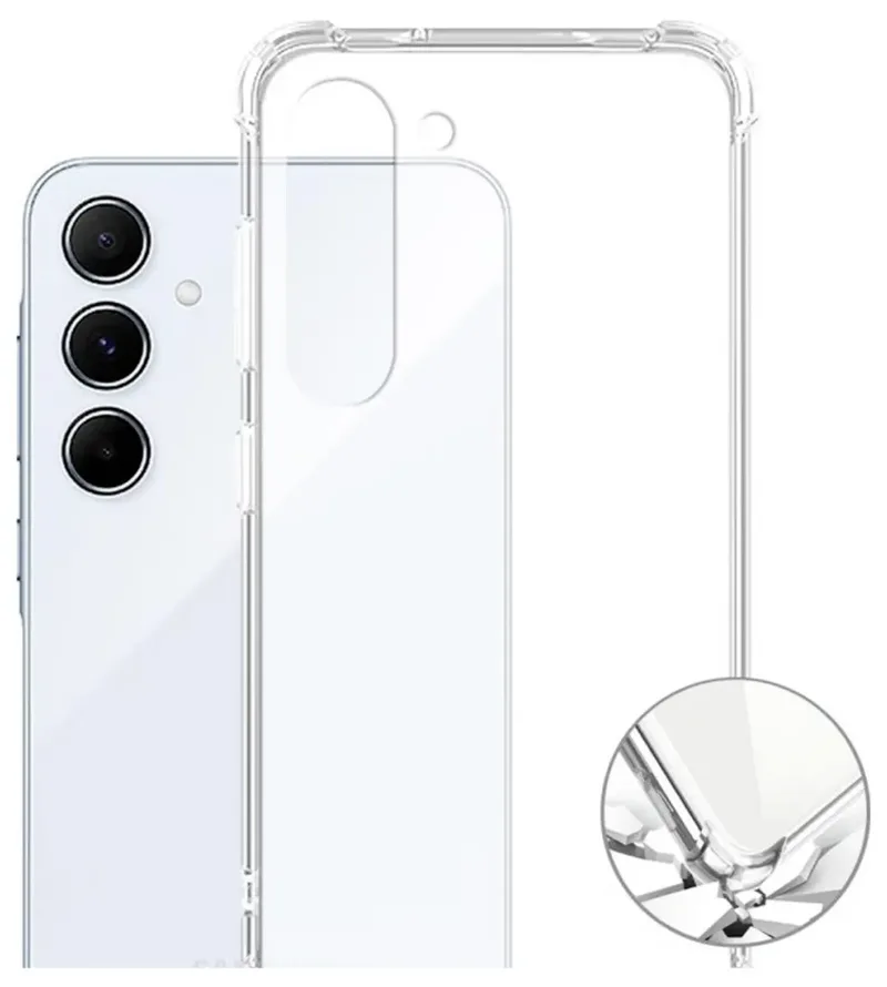 4Smarts 4smarts Hybrid Case Ibiza für Samsung Ga Cover Samsung Galaxy A56 5G Stootbestendig van 4smarts in Transparant – productfoto