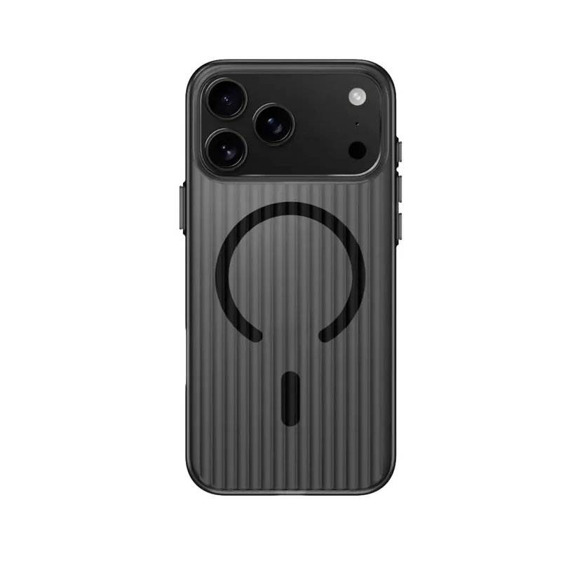 Design Case Aero Backcover Apple iPhone 18 Pro Max, iPhone 17 Pro Max Schwarz Induktives Laden 541914 från 4smarts – produktbild