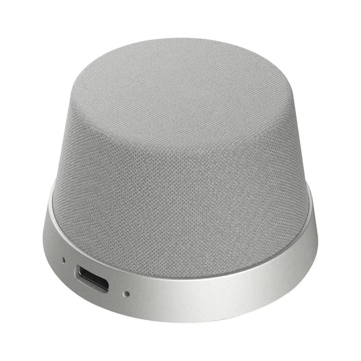 SoundForce MagSafe Enceinte Bluetooth protégée contre les projections deau, portable, étanche à leau gris, argent fra 4smarts i Grå, Sølv – produktbillede