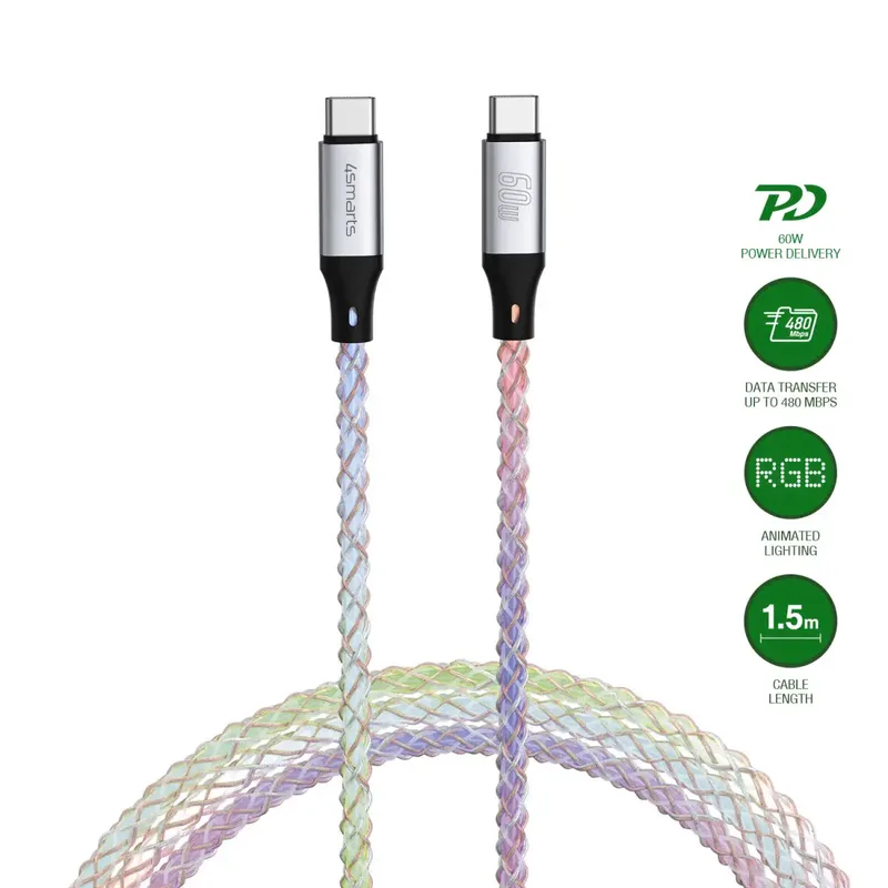 USB-C® Kabel USB-C® 1.5 m Weiß 541440 by 4smarts – product photo