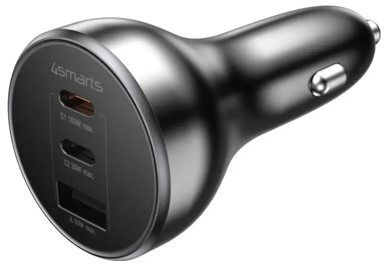VoltRoad Ultimate Kfz Ladegerät 160 W USB-A, USB-C® USB PD Schwarz KFZ USB Power Delivery (USB-PD) från 4smarts – produktbild