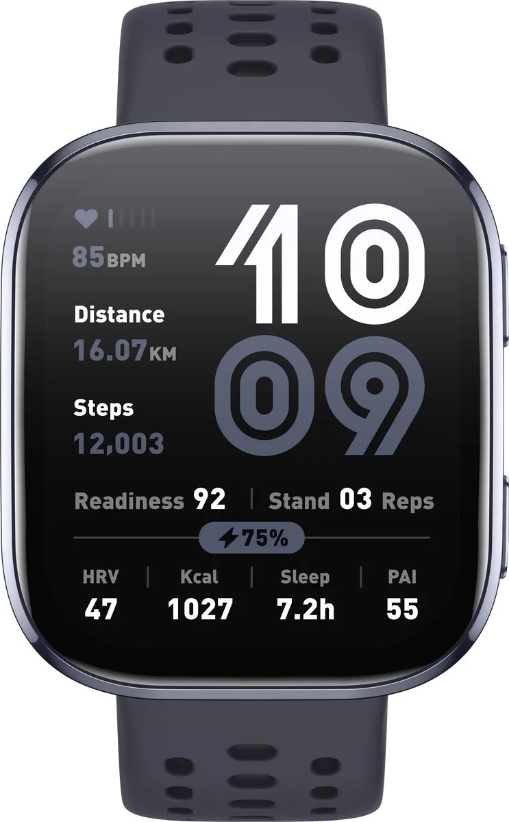 Bip 6 - Smartwatch - 46 mm - Black by Amazfit in Black – product photo